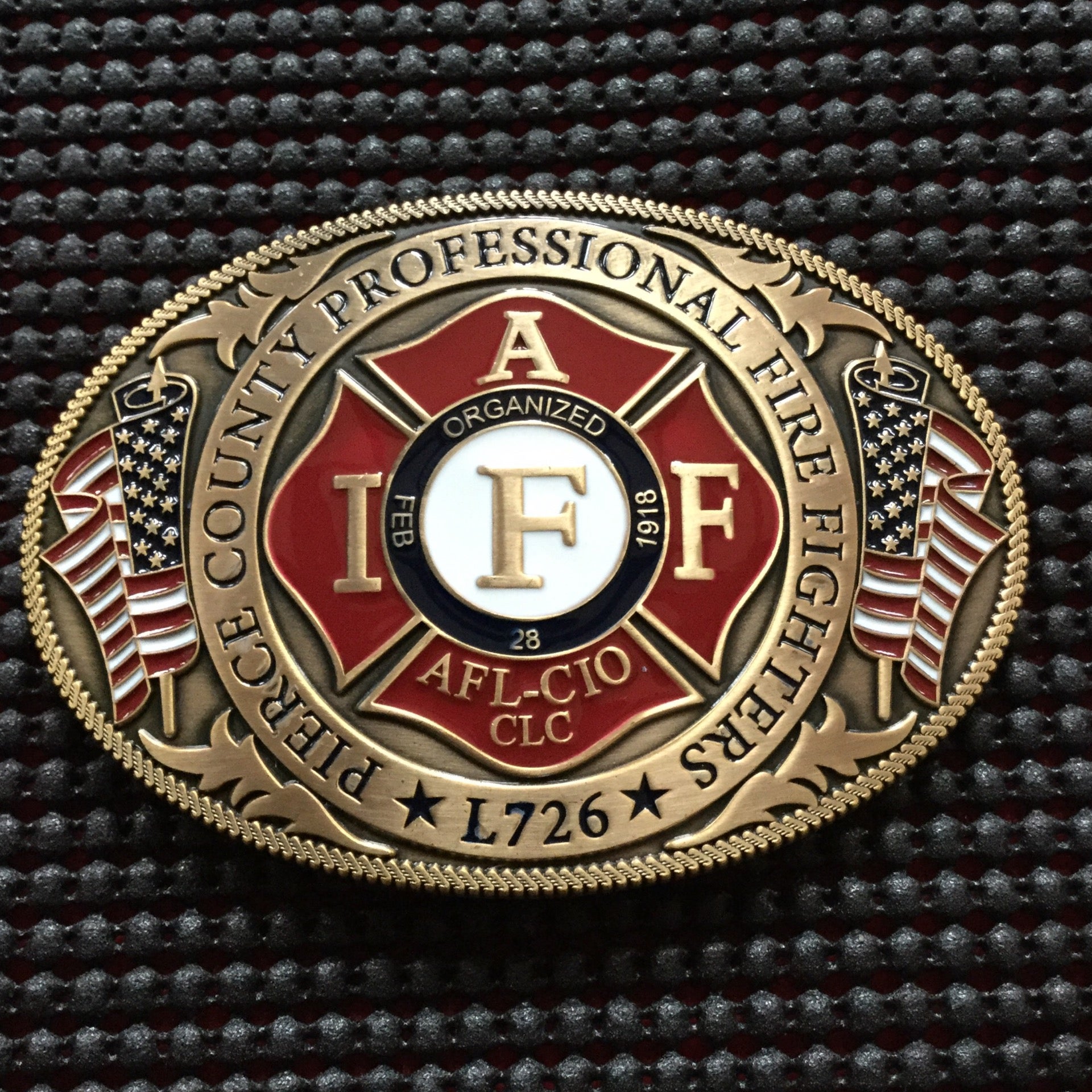 Firefighter belt hotsell buckle